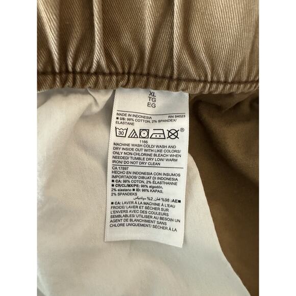 Old Navy Men's Built In Flex Modern Jogger Doe Brown Jack Pull On Drawstring XL - Picture 5 of 5